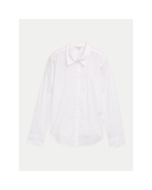 Tom Tailor White Hemd 1045243 Regular Fit