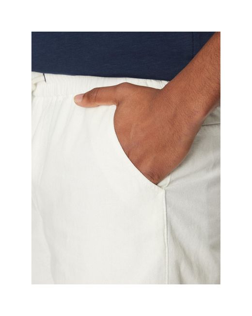 Blend Stoffshorts 20718409 Regular Fit in White für Herren