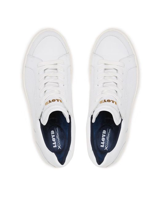 Lloyd Sneakers Malaga 13-034-01 Weiß in White für Herren