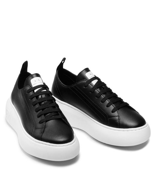 Armani Exchange Black Sneakers Xdx043 Xcc64 00002