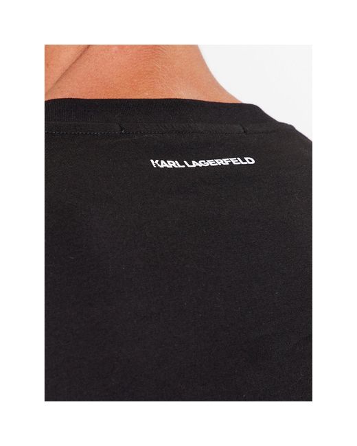 Karl Lagerfeld T-Shirt 755061 534241 Regular Fit in Black für Herren