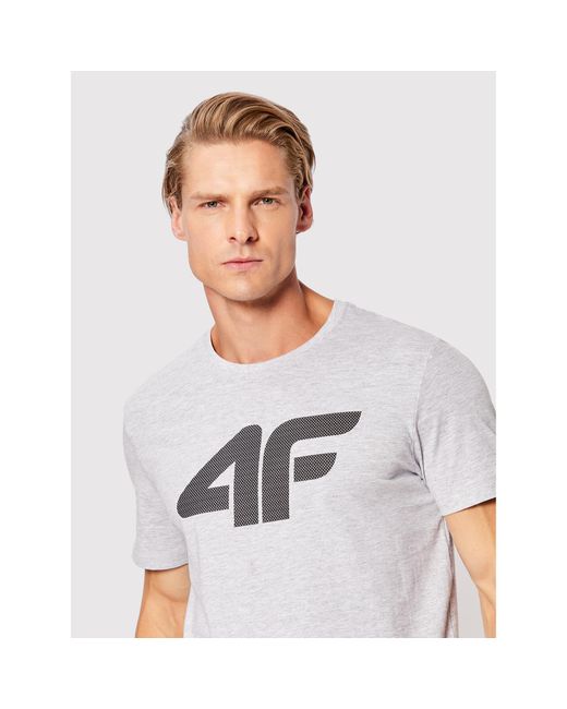 4F T-Shirt H4Z22-Tsm353 Regular Fit in White für Herren