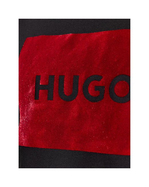 HUGO T-Shirt Dulive_V 50501004 Regular Fit in Red für Herren
