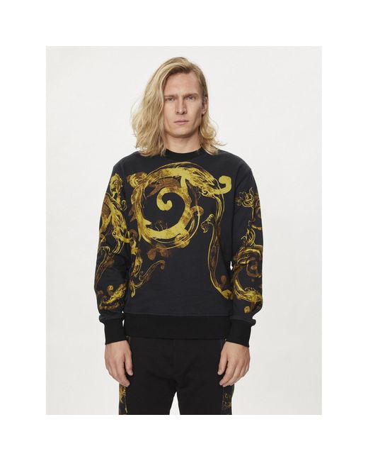 Versace Sweatshirt 76Gai3Rw Regular Fit in Black für Herren