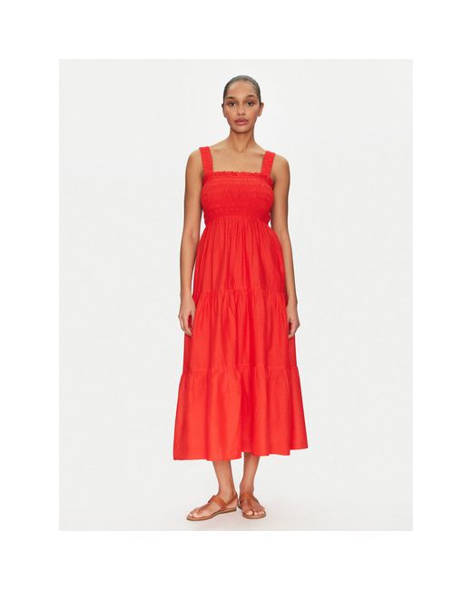 Seafolly Red Sommerkleid Faithful 55452-Dr Regular Fit