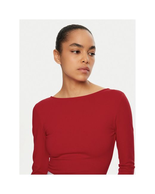 Tommy Hilfiger Red Kleid Für Den Alltag Dw0Dw19465 Slim Fit