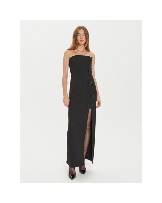 ELEH Black Abendkleid E00306 Slim Fit