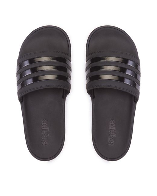 Adidas Black Pantoletten Adilette Platform Slides Hq6179