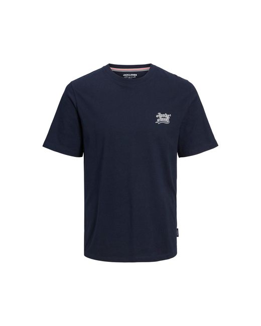 Jack & Jones T-Shirt Trevor 12227773 Standard Fit in Blue für Herren