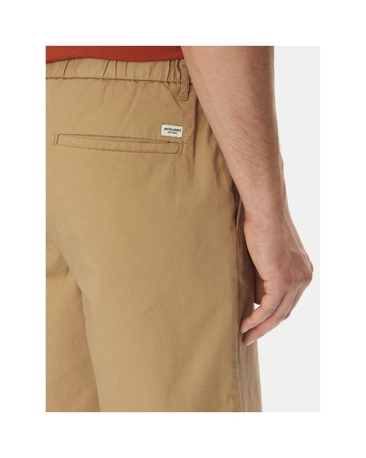 Jack & Jones Stoffshorts Jaiden 12274983 Relaxed Fit in Natural für Herren