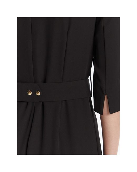 Rinascimento Black Jumpsuit Cfc0125314003 Regular Fit