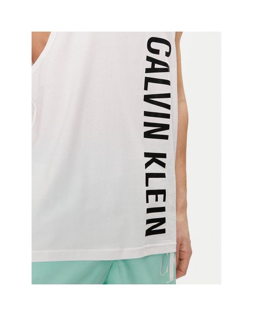Calvin Klein Tank-Top Km0Km00997 Weiß Regular Fit in White für Herren