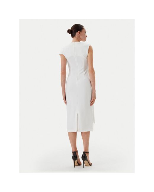 Rinascimento White Coctailkleid Cfc0019923002 Regular Fit
