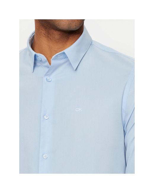 Calvin Klein Hemd K10K110856 Slim Fit in Blue für Herren