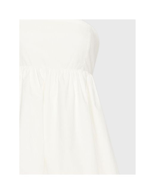 Glamorous White Sommerkleid Ca0395 Weiß Regular Fit