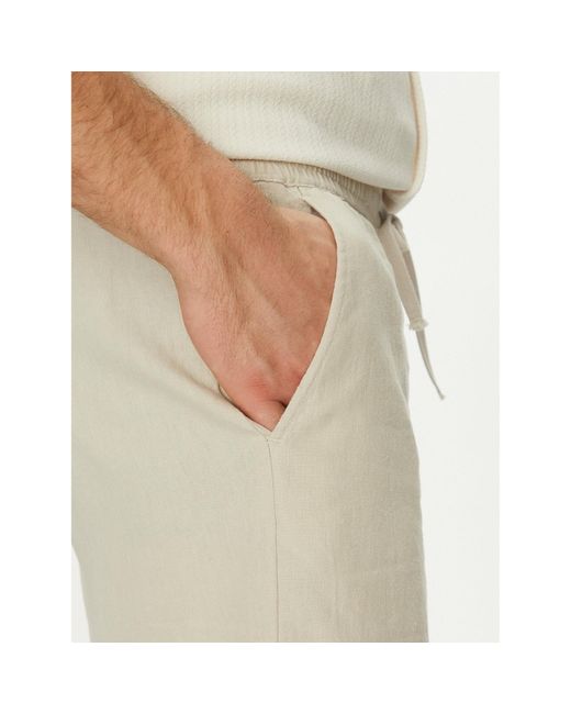 Guess Stoffshorts F5Gd00 Wh4J0 Regular Fit in Natural für Herren