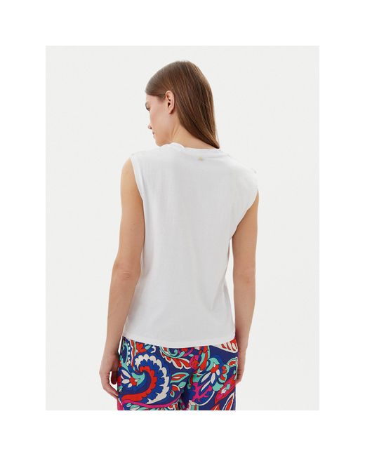 Lola Casademunt White Bluse Ms2515023 Regular Fit