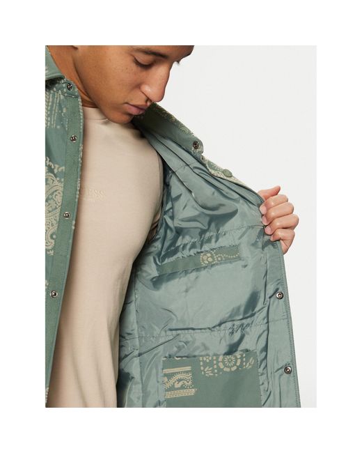 Guess Übergangsjacke M5Rl11 Wgug0 Regular Fit in Green für Herren