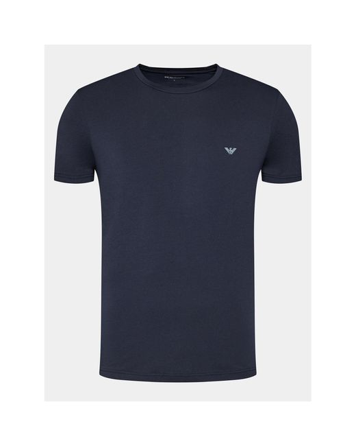 Emporio Armani 2Er-Set T-Shirts 111267 4R720 27435 Regular Fit in Blue für Herren
