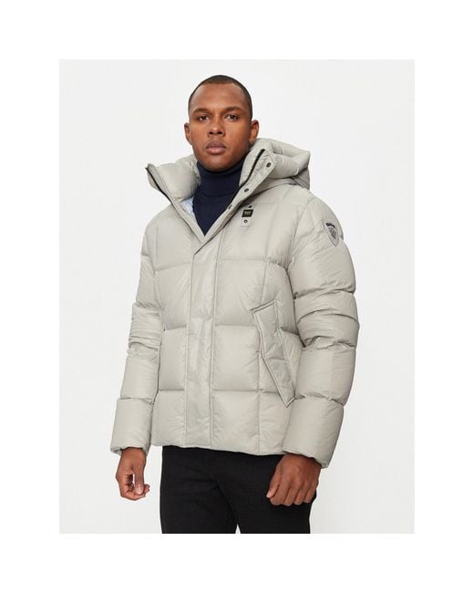 Blauer Daunenjacke 24Wbluc03025 Regular Fit in Gray für Herren