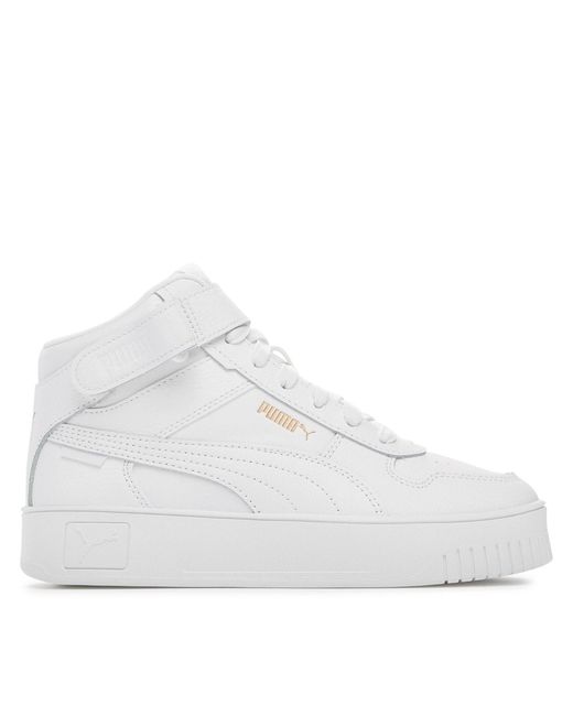 PUMA White Sneakers Carina Street Mid 392337 01 Weiß