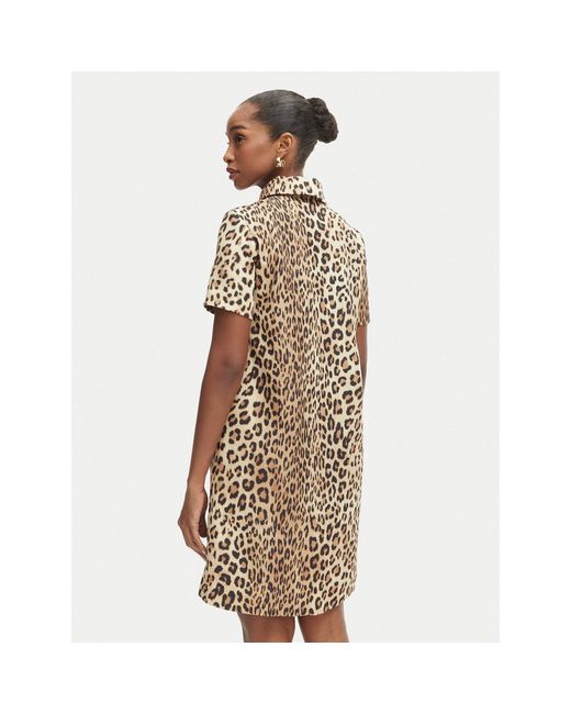 Lola Casademunt Brown Kleid Für Den Alltag Ls2616134 Loose Fit