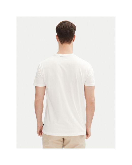 INDICODE T-Shirt Caron 41-051 Regular Fit in White für Herren