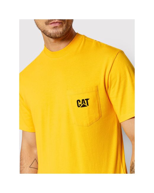 Caterpillar T-Shirt 2511868 Regular Fit in Yellow für Herren