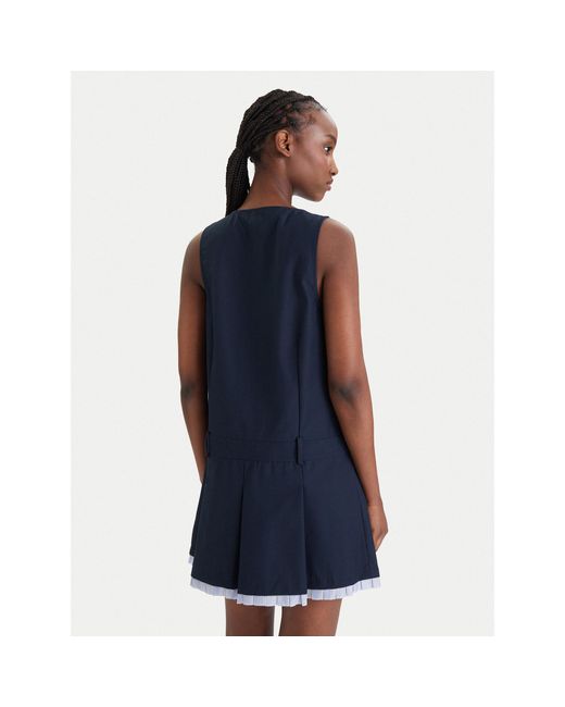 Tommy Hilfiger Blue Kleid Für Den Alltag Dw0Dw22759 Regular Fit