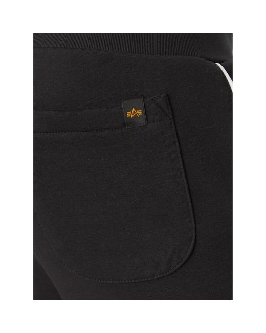 Alpha Industries Jogginghose Small Logo 156374 Regular Fit in Black für Herren