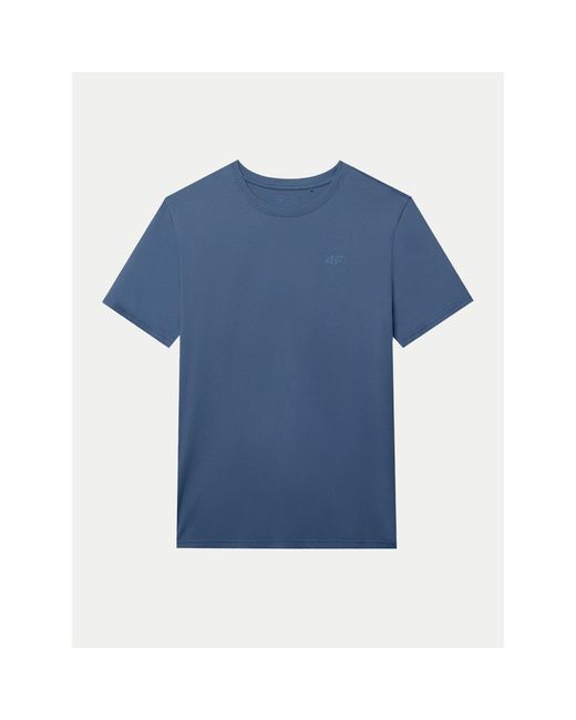 4F T-Shirt Wss24Ttshm1154 Regular Fit in Blue für Herren