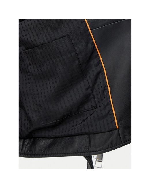 Boss Black Lederjacke C_Sameli 50510964 Regular Fit