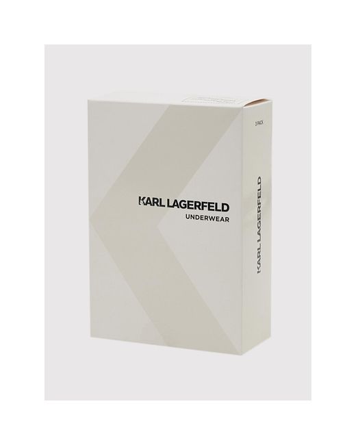 Karl Lagerfeld 3Er-Set Boxershorts Logo Trunks 211M2102 Weiß in White für Herren