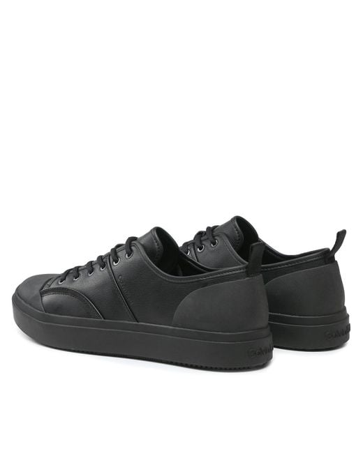 Calvin Klein Sneakers Aus Stoff Low Top Lace Up Lth Hm0Hm01045 in Black für Herren