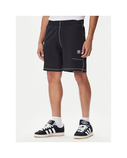 Adidas Sportshorts Trefoil Essentials Ka8539 Loose Fit in Blue für Herren
