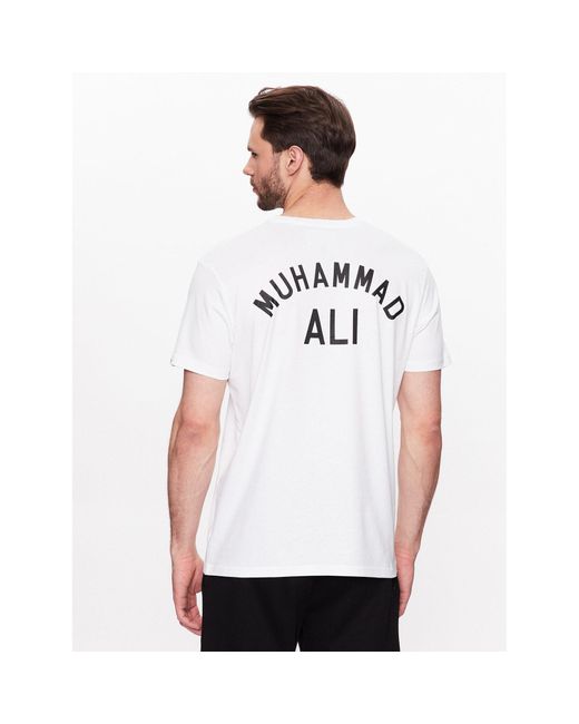 Alpha Industries T-Shirt Muhammad Ali 136517 Weiß Regular Fit in White für Herren