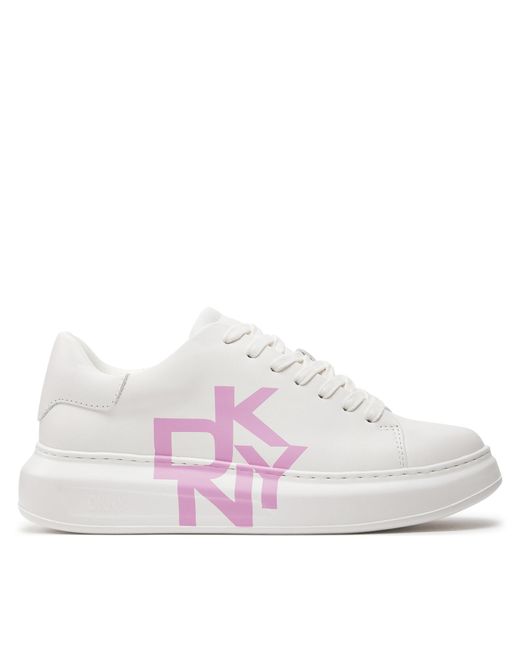DKNY Pink Sneakers K1408368 Weiß