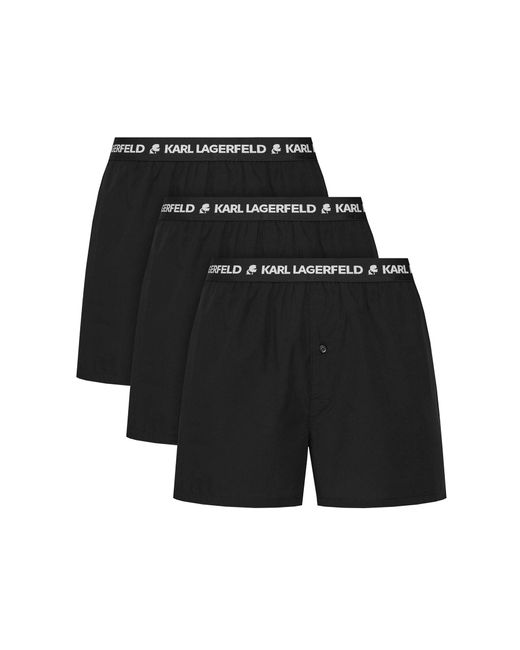 Karl Lagerfeld 3Er-Set Boxershorts A1M47116 in Black für Herren