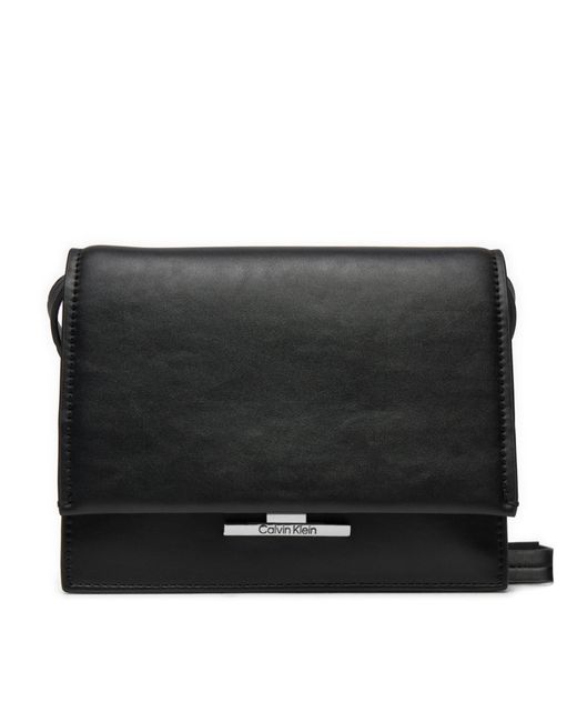 Calvin Klein Black Handtasche Ck Linear K60K612115