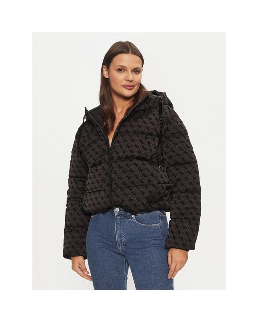 Guess Black Übergangsjacke Daisy W4Bl36 Wgjz0 Regular Fit