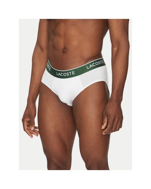 Lacoste 3Er-Set Slips 8H1293 in Black für Herren