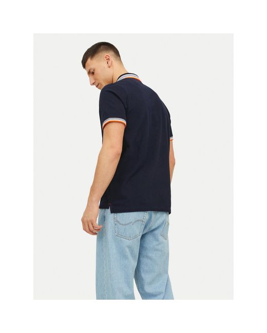 Jack & Jones Poloshirt Paulos 12136668 Slim Fit in Blue für Herren