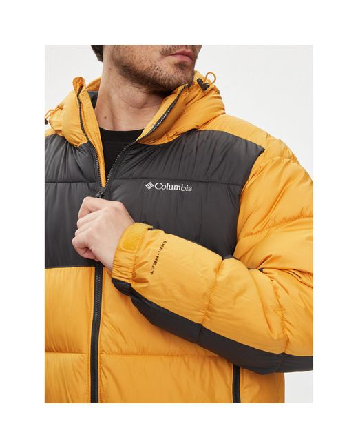 Columbia Daunenjacke Pike Lake Ii Hooded Jacket Regular Fit in Orange für Herren