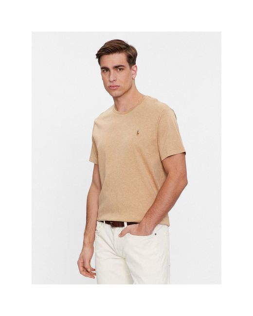 Polo Ralph Lauren T-Shirt 710740727072 Slim Fit in Natural für Herren
