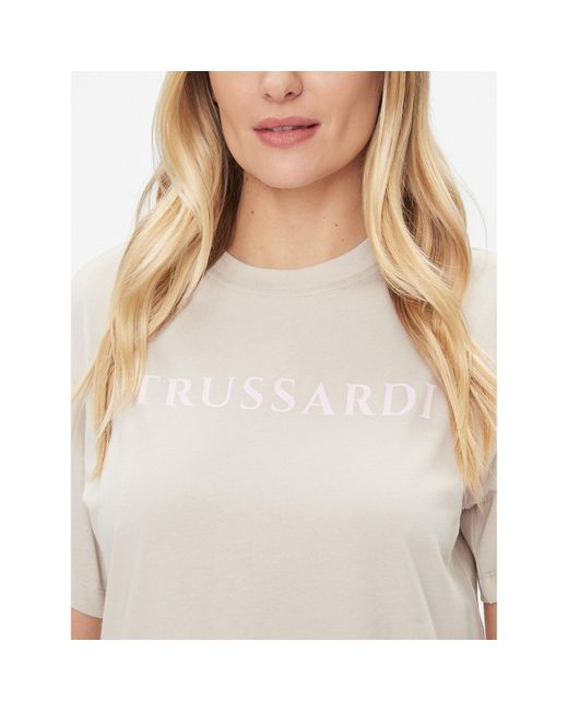 Trussardi White T-Shirt 56T00592 Regular Fit