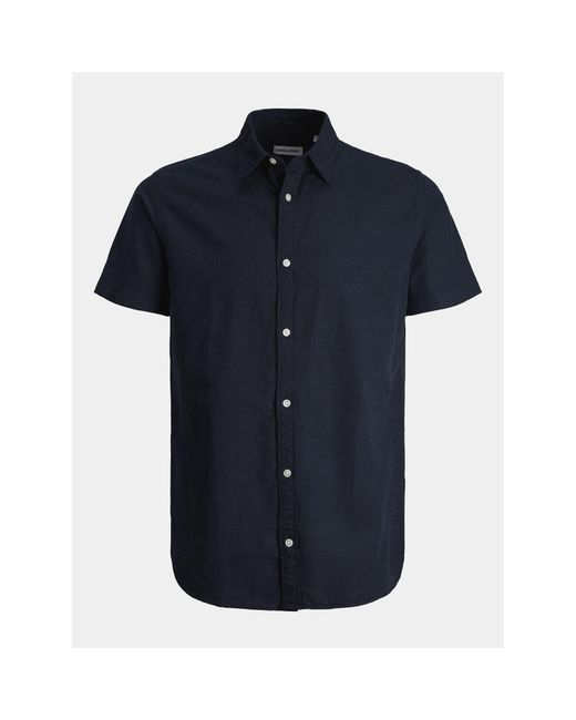 Jack & Jones Hemd Jjelinen 12248592 Slim Fit in Blue für Herren