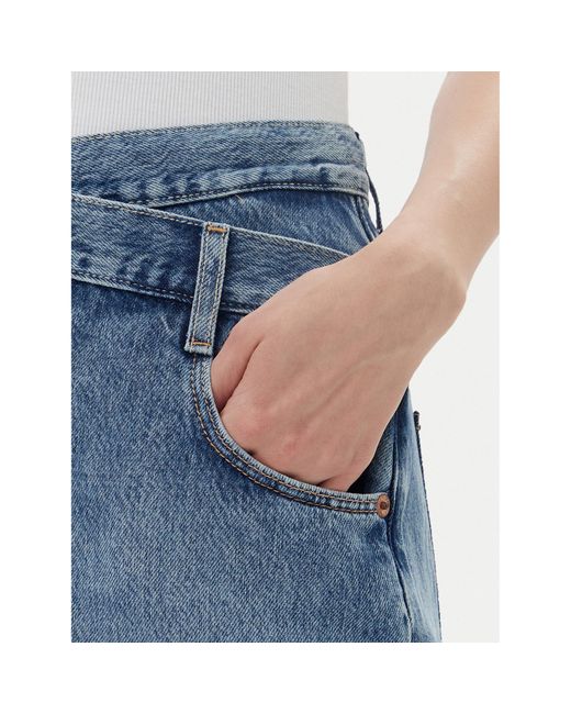 Guess Blue Jeansrock W5Yd1C D5Qkb Regular Fit