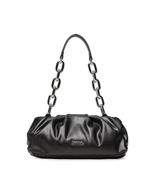 Calvin Klein Black Handtasche soft conv clutch sm k60k610423 bax