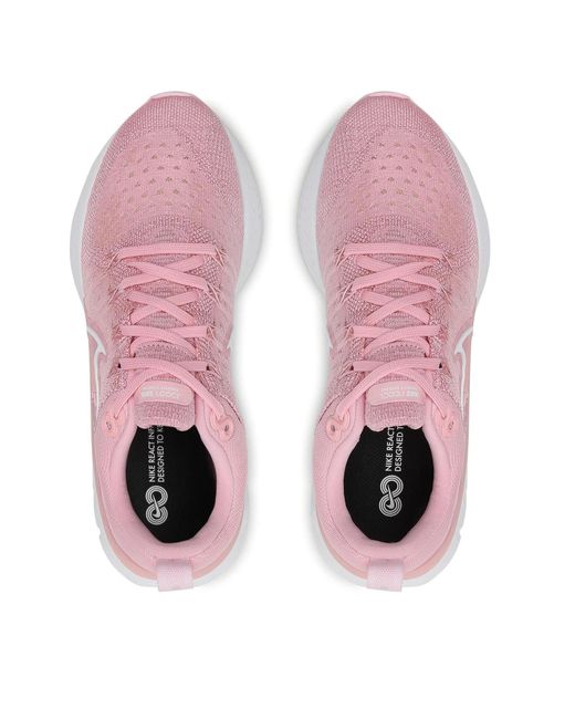 Nike Pink Laufschuhe React Infinity Run Fk 2 Ct2423 600