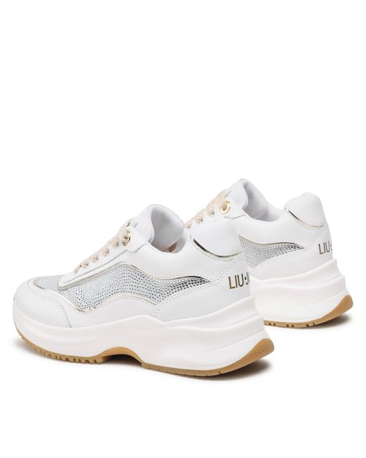 Liu Jo White Sneakers Lily 15 Ba3077 Px073 Weiß